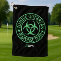 Z Ops Zombie Outbreak Response Team Golf Towel