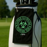 Z Ops Zombie Outbreak Response Team Golf Towel