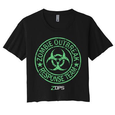 Z Ops Zombie Outbreak Response Team Crop Top