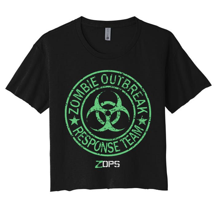 Z Ops Zombie Outbreak Response Team Crop Top