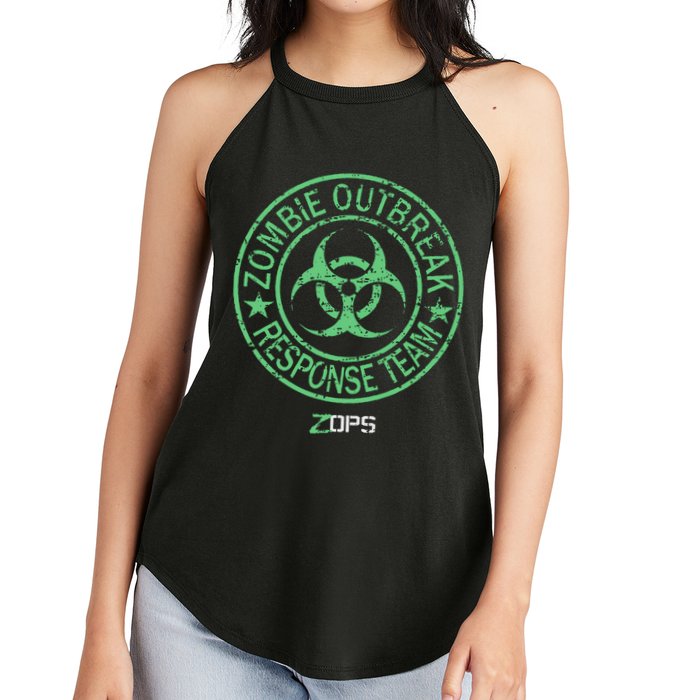 Z Ops Zombie Outbreak Response Team Women's Perfect Tri Rocker Tank
