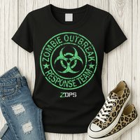 Z Ops Zombie Outbreak Response Team Womens T-Shirt