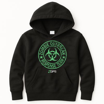 Z Ops Zombie Outbreak Response Team Kids Hoodie