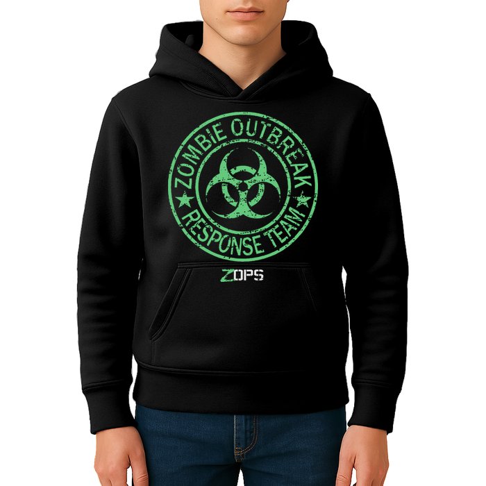Z Ops Zombie Outbreak Response Team Kids Hoodie