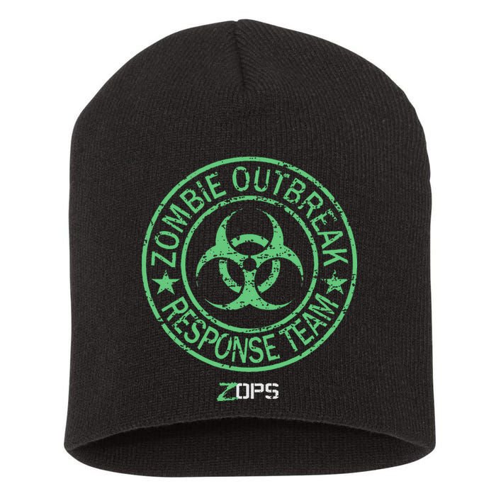 Z Ops Zombie Outbreak Response Team Short Acrylic Beanie