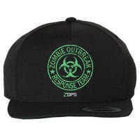 Z Ops Zombie Outbreak Response Team Wool Snapback Cap