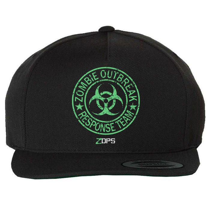 Z Ops Zombie Outbreak Response Team Wool Snapback Cap