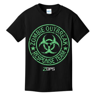 Z Ops Zombie Outbreak Response Team Kids T-Shirt