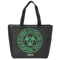 Z Ops Zombie Outbreak Response Team Zip Tote Bag