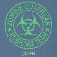 Z Ops Zombie Outbreak Response Team Garment-Dyed Sweatshirt