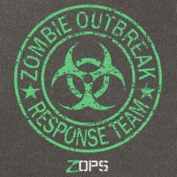 Z Ops Zombie Outbreak Response Team Cotton Canvas Backpack