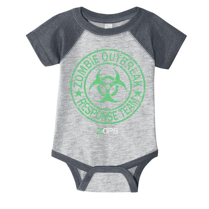 Z Ops Zombie Outbreak Response Team Infant Baby Jersey Bodysuit