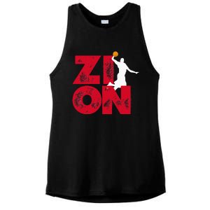 Zion Pelicans Basketball Ladies PosiCharge Tri-Blend Wicking Tank