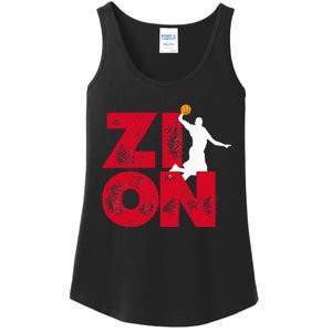 Zion Pelicans Basketball Ladies Essential Tank