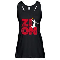 Zion Pelicans Basketball Ladies Essential Flowy Tank