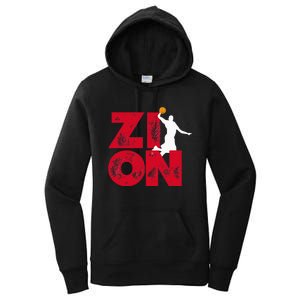 Zion Pelicans Basketball Women's Pullover Hoodie