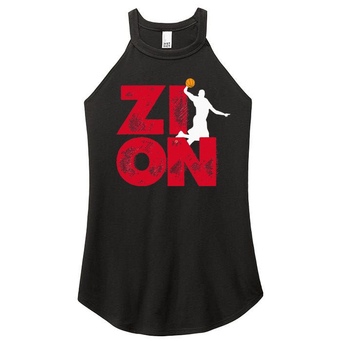 Zion Pelicans Basketball Women's Perfect Tri Rocker Tank