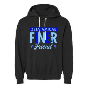 Zeta P.H.I. B.E.T.A Sorority Paraphernalia Zeta Amicae Garment-Dyed Fleece Hoodie