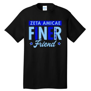 Zeta P.H.I. B.E.T.A Sorority Paraphernalia Zeta Amicae Tall T-Shirt