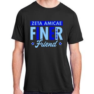 Zeta P.H.I. B.E.T.A Sorority Paraphernalia Zeta Amicae Adult ChromaSoft Performance T-Shirt