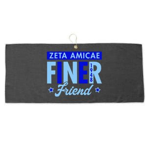 Zeta P.H.I. B.E.T.A Sorority Paraphernalia Zeta Amicae Large Microfiber Waffle Golf Towel