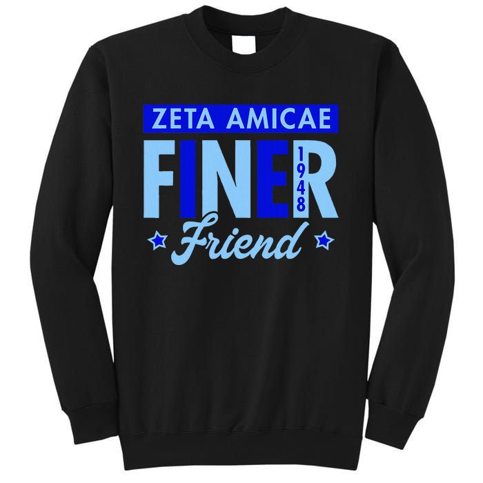 Zeta P.H.I. B.E.T.A Sorority Paraphernalia Zeta Amicae Tall Sweatshirt