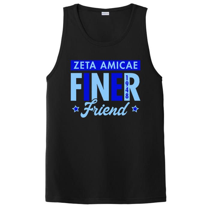 Zeta P.H.I. B.E.T.A Sorority Paraphernalia Zeta Amicae PosiCharge Competitor Tank