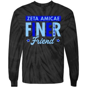 Zeta P.H.I. B.E.T.A Sorority Paraphernalia Zeta Amicae Tie-Dye Long Sleeve Shirt