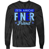 Zeta P.H.I. B.E.T.A Sorority Paraphernalia Zeta Amicae Tie-Dye Long Sleeve Shirt