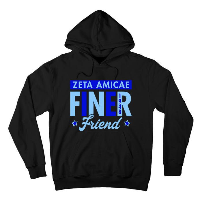 Zeta P.H.I. B.E.T.A Sorority Paraphernalia Zeta Amicae Tall Hoodie