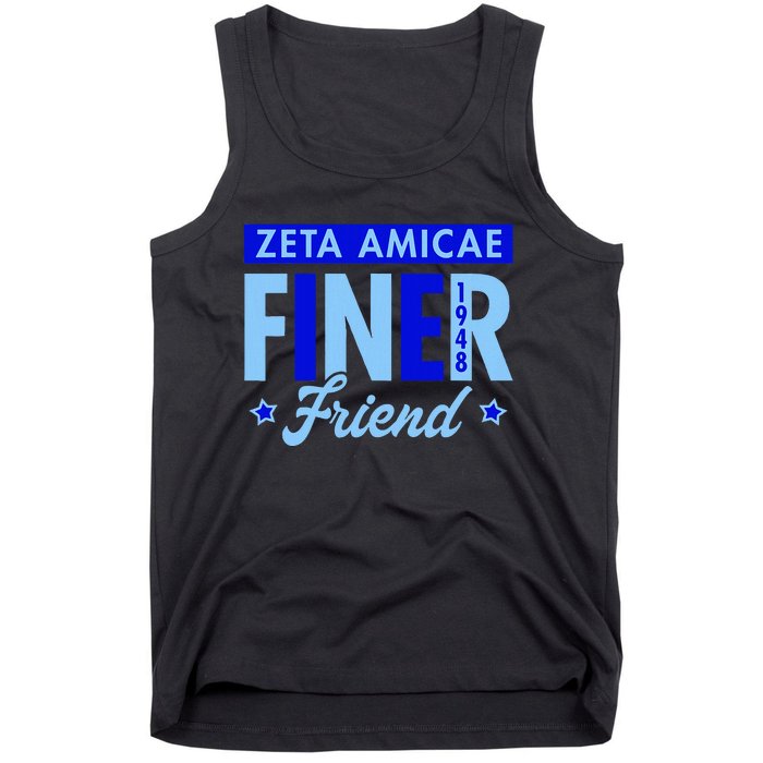 Zeta P.H.I. B.E.T.A Sorority Paraphernalia Zeta Amicae Tank Top