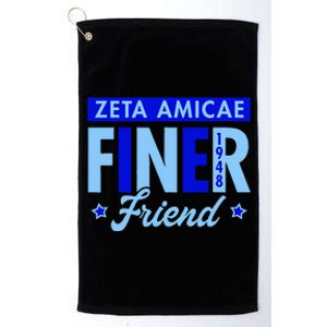 Zeta P.H.I. B.E.T.A Sorority Paraphernalia Zeta Amicae Platinum Collection Golf Towel