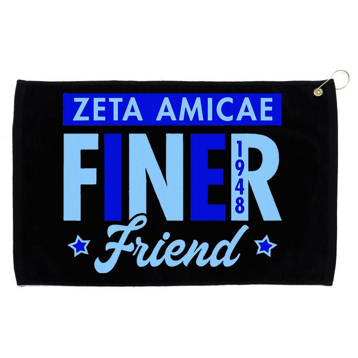 Zeta P.H.I. B.E.T.A Sorority Paraphernalia Zeta Amicae Grommeted Golf Towel