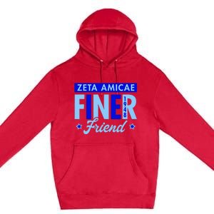 Zeta P.H.I. B.E.T.A Sorority Paraphernalia Zeta Amicae Premium Pullover Hoodie