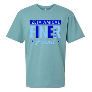 Zeta P.H.I. B.E.T.A Sorority Paraphernalia Zeta Amicae Sueded Cloud Jersey T-Shirt