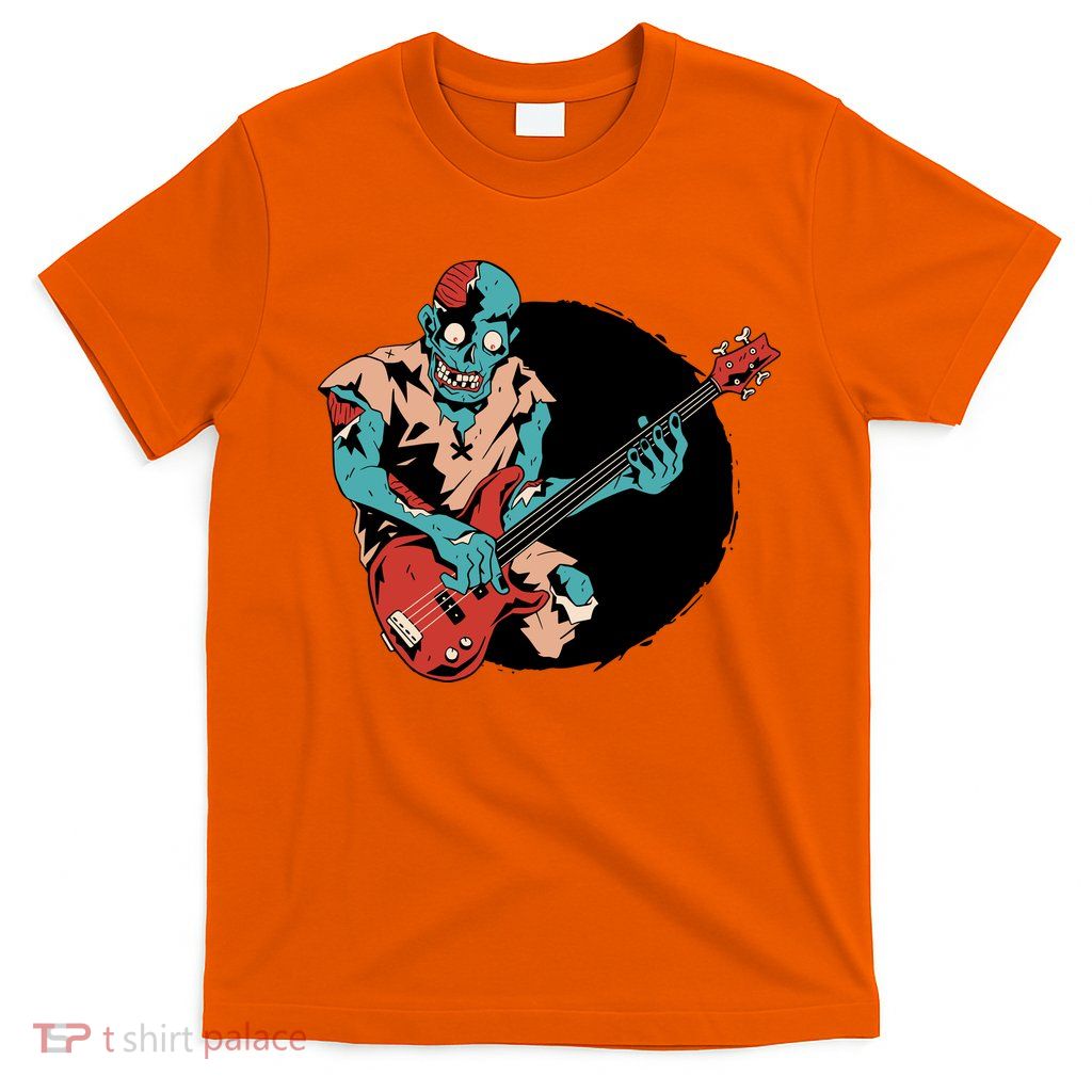 Zombie Playing Bass T-Shirt
