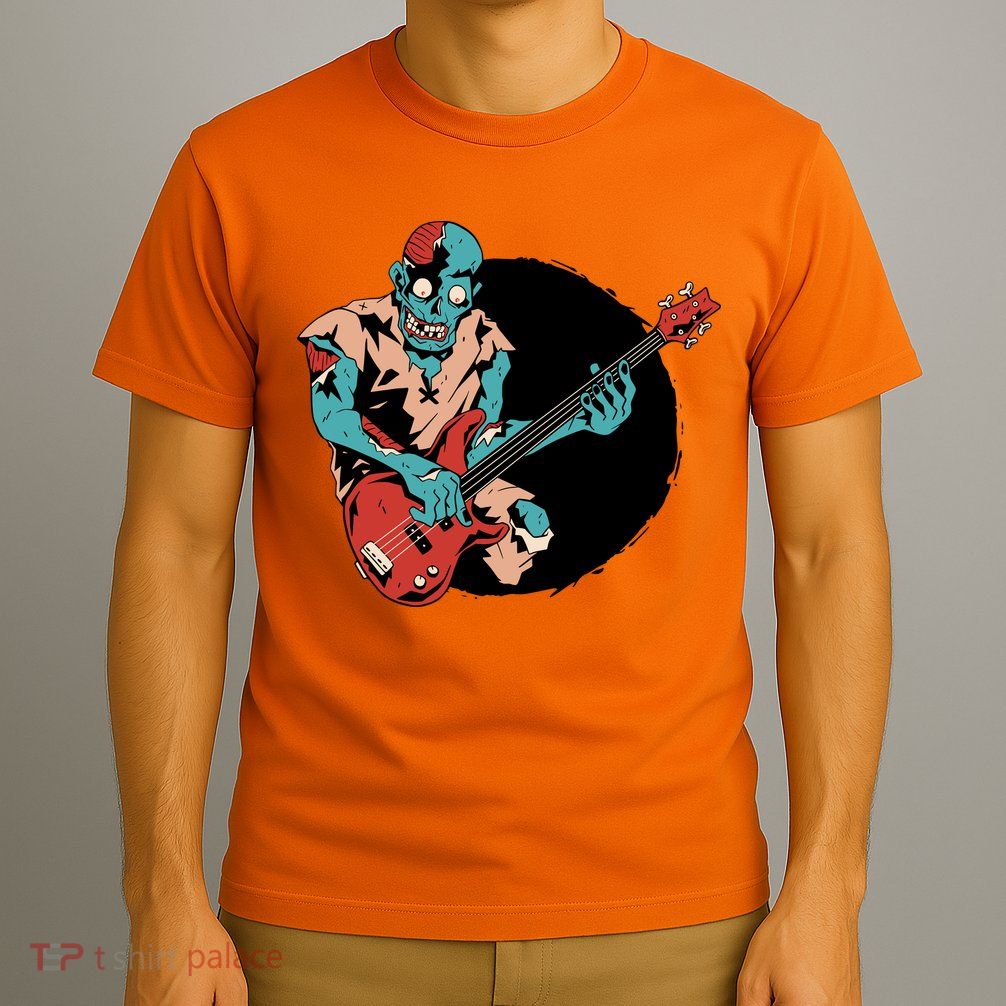 Zombie Playing Bass T-Shirt