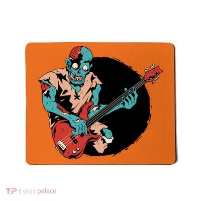 Zombie Playing Bass Mousepad