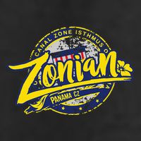 Zonian Panama Cz Panama Canal Zone 7 Panel Mesh Trucker Snapback Hat
