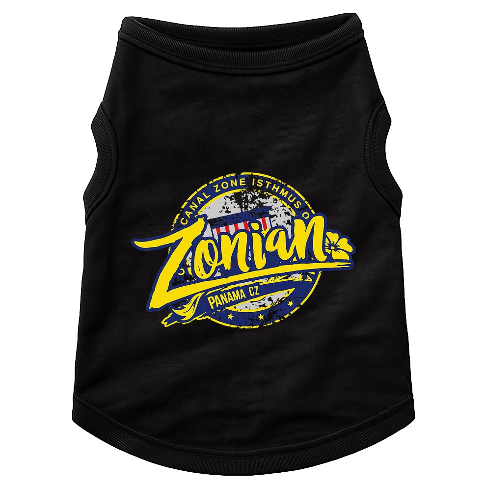 Zonian Panama Cz Panama Canal Zone Doggie Tank