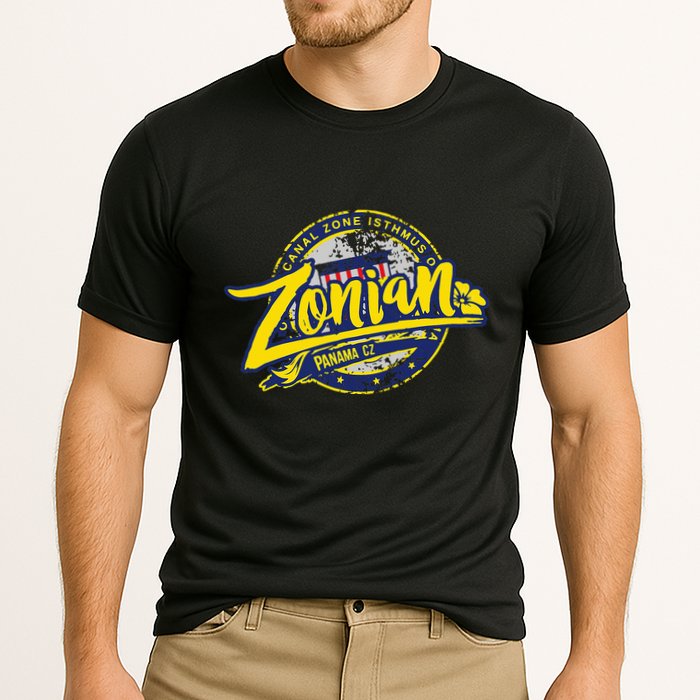 Zonian Panama Cz Panama Canal Zone Cooling Performance Crew T-Shirt