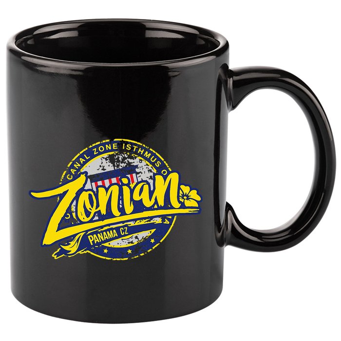 Zonian Panama Cz Panama Canal Zone 11oz C Handle Ceramic Mug