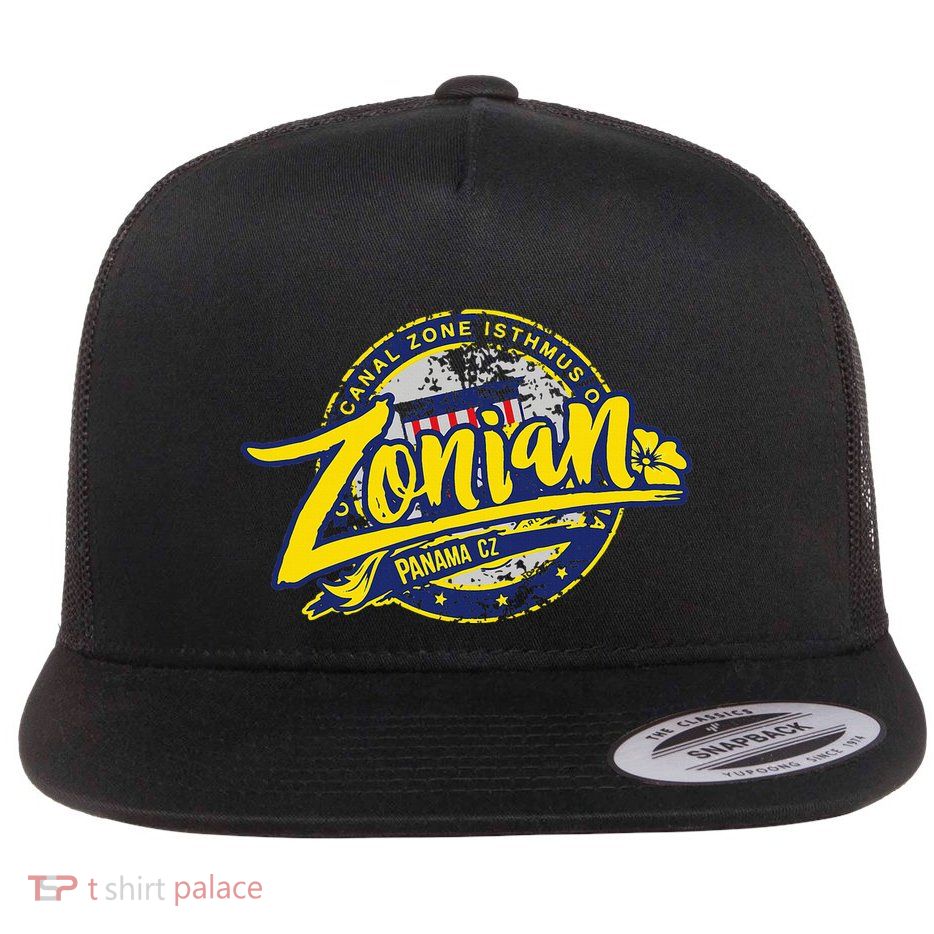 Zonian Panama Cz Panama Canal Zone Flatbill Hat