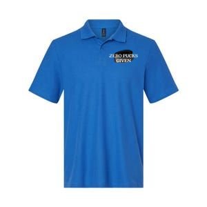 Zero Pucks Given Funny Hockey Gift Softstyle Adult Sport Polo