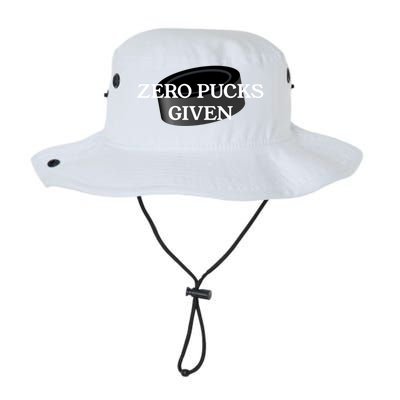 Zero Pucks Given Funny Hockey Gift Legacy Cool Fit Booney Bucket Hat