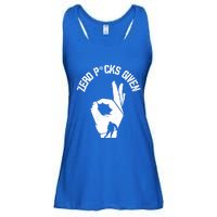 Zero Pucks Given Funny Ice Hockey Player Retro Vintage Joke Gift Ladies Essential Flowy Tank