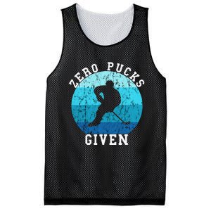 Zero Pucks Given Retro Ocean Water Ice Hockey Player Mesh Reversible Basketball Jersey Tank