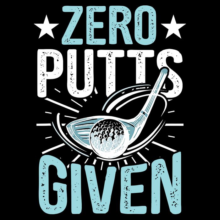 Zero Putts Given Funny Golfing Golf Cooling Performance Crew T-Shirt