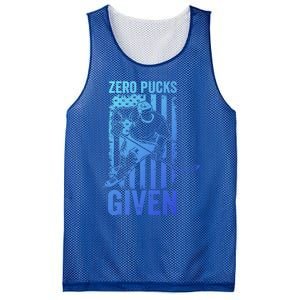 Zero Pucks Given Ice Hockey Player Sport Athlete Hockey Fan Gift Mesh Reversible Basketball Jersey Tank