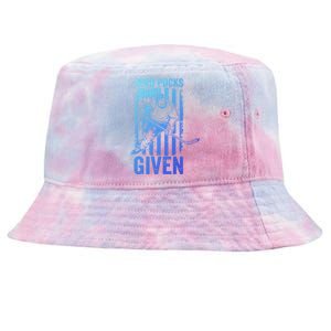 Zero Pucks Given Ice Hockey Player Sport Athlete Hockey Fan Gift Tie-Dyed Bucket Hat